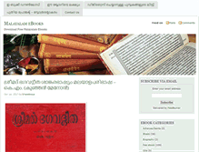 Tablet Screenshot of malayalamebooks.org